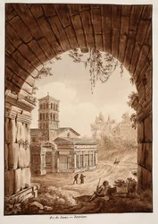 Interior of the Arch of Janus, 1833